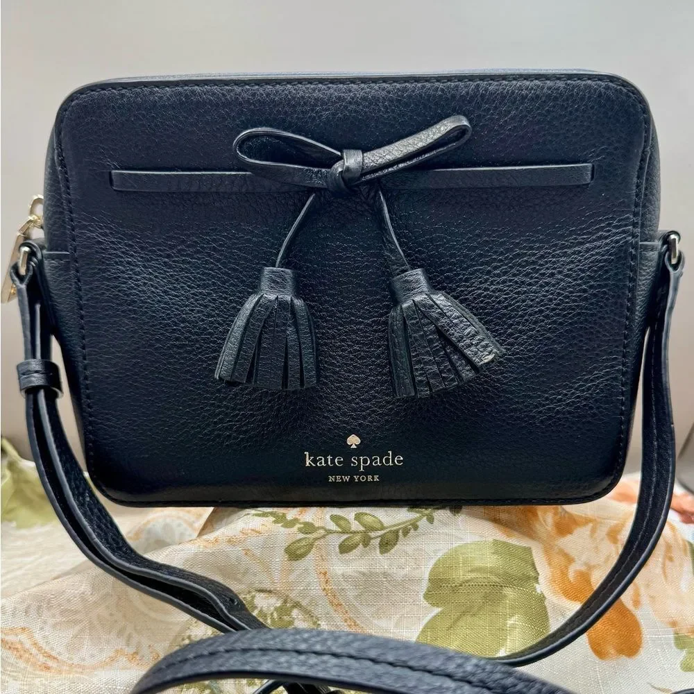 NWOT Kate Spade Hayes Street Black Crossbody